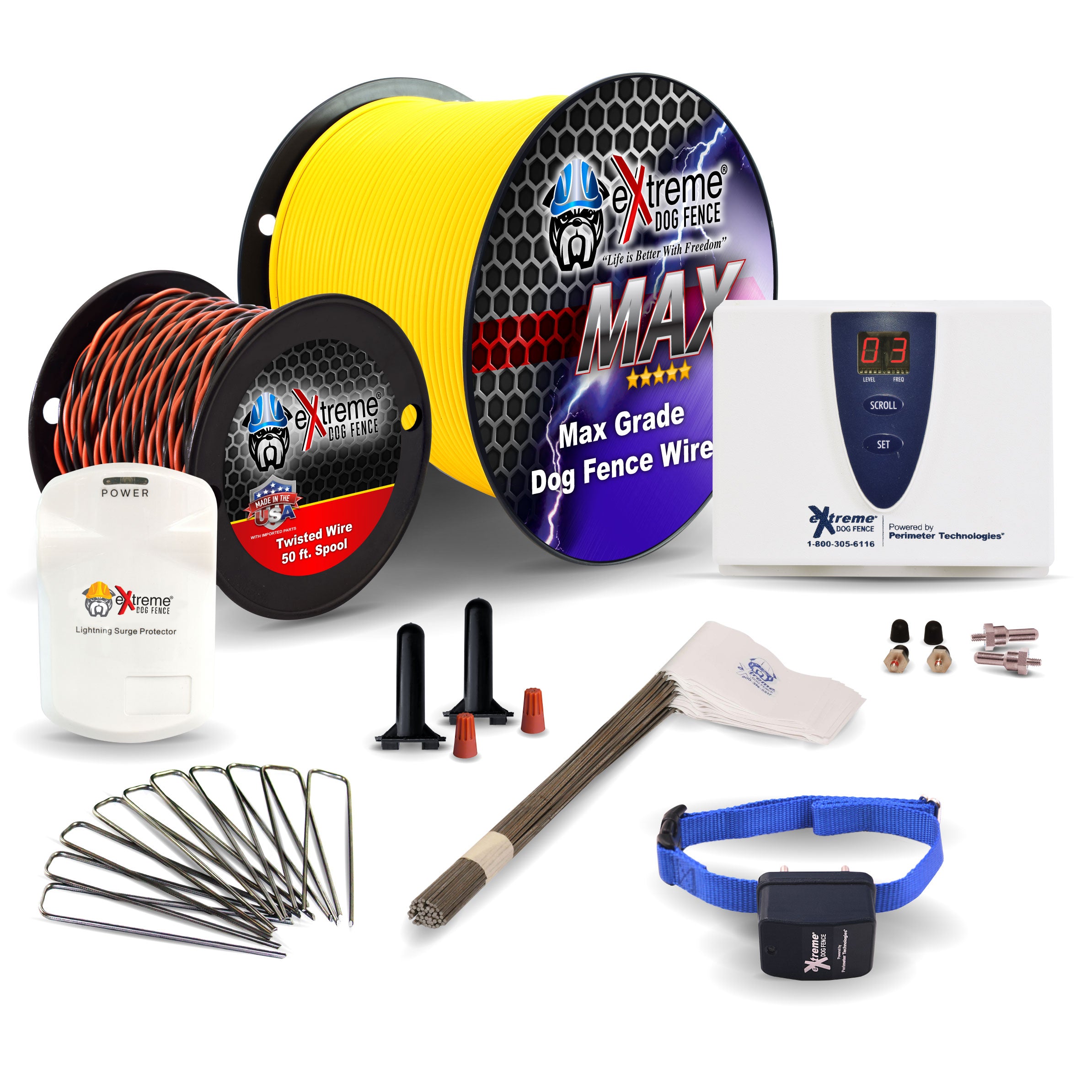 eXtreme Dog Fence® HYPER (Stubborn) MAX Grade Ultimate Performance System