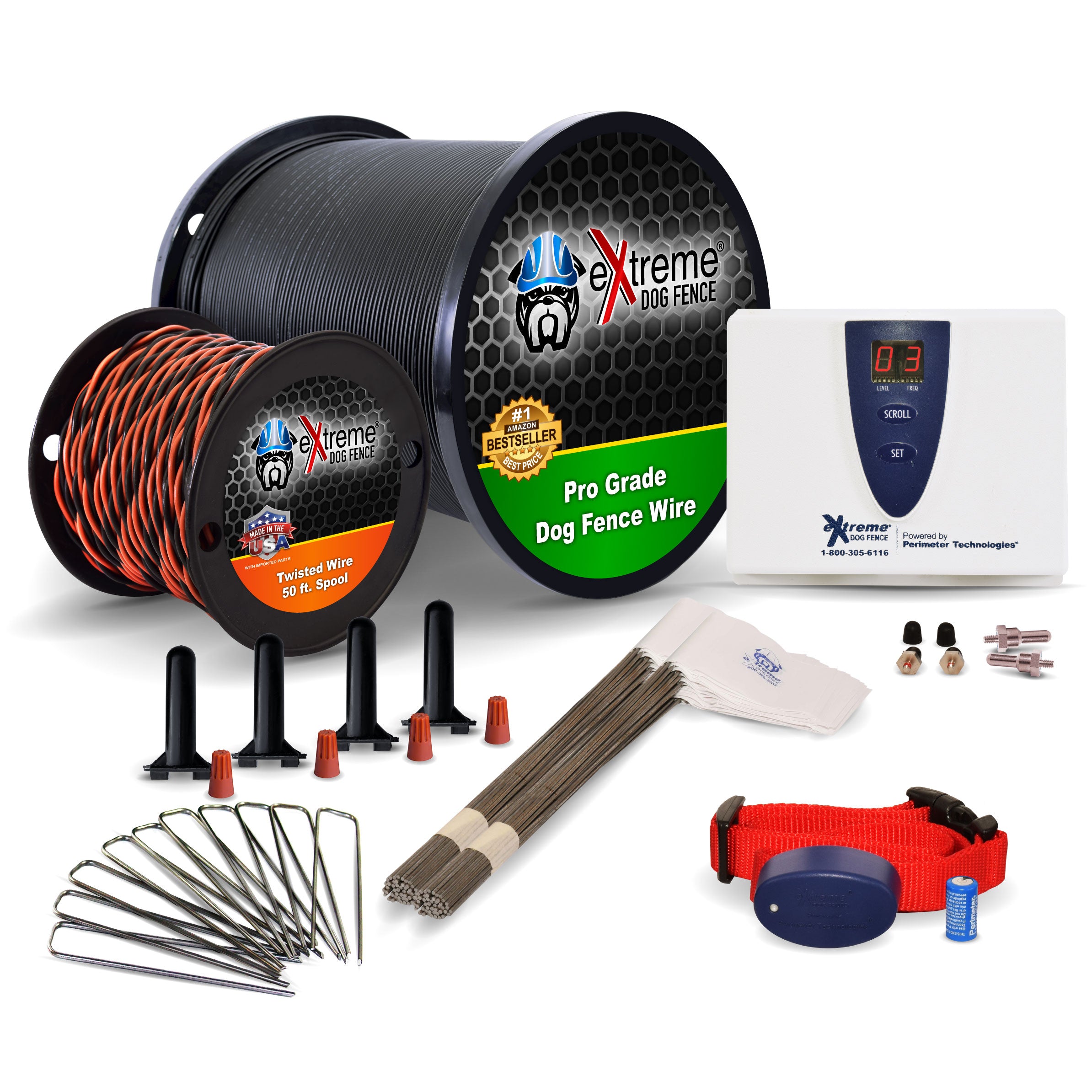 eXtreme Dog Fence® Pro Grade system - Active / 1000 ft / 1 Dog