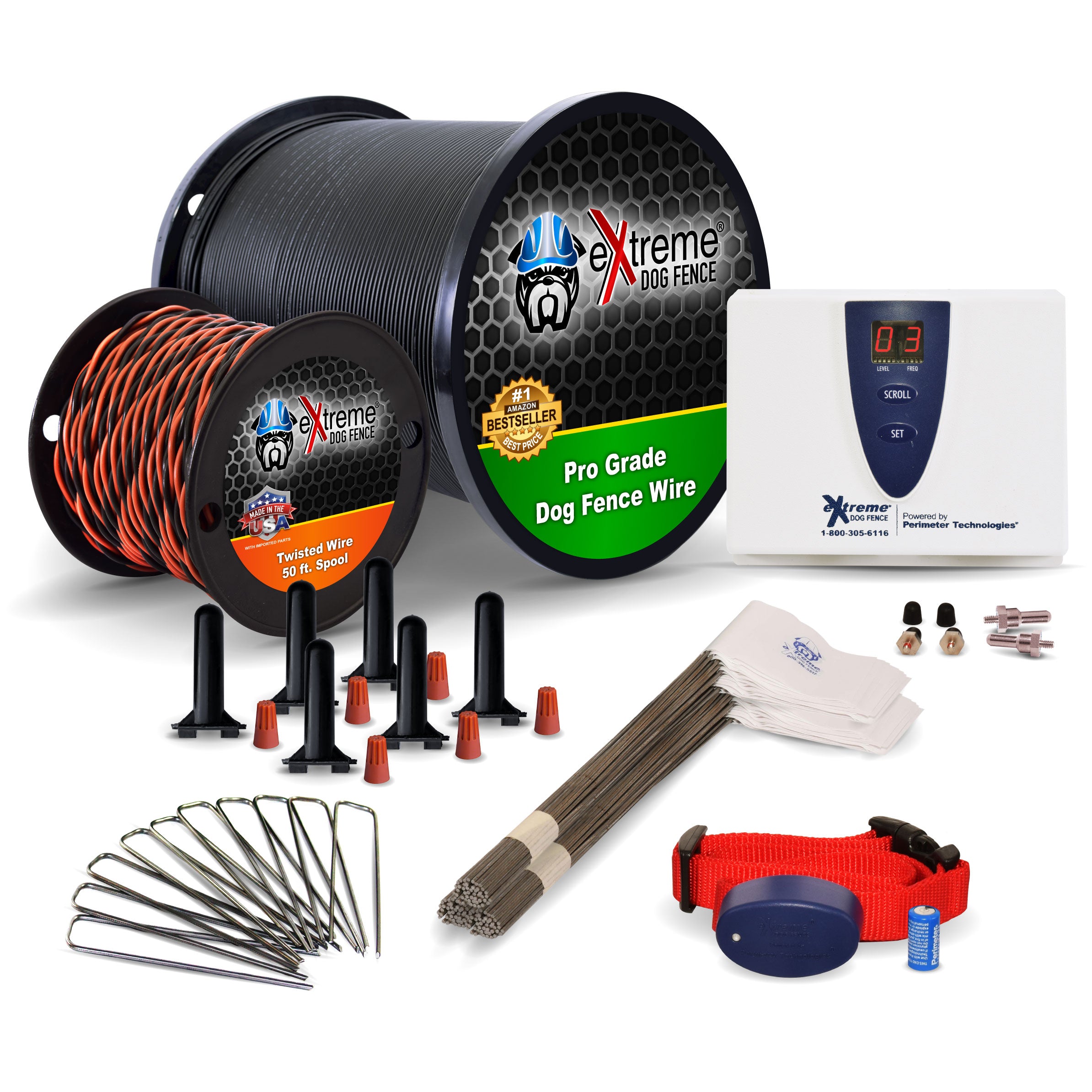 eXtreme Dog Fence® Pro Grade system - Active / 1500 ft / 1 Dog