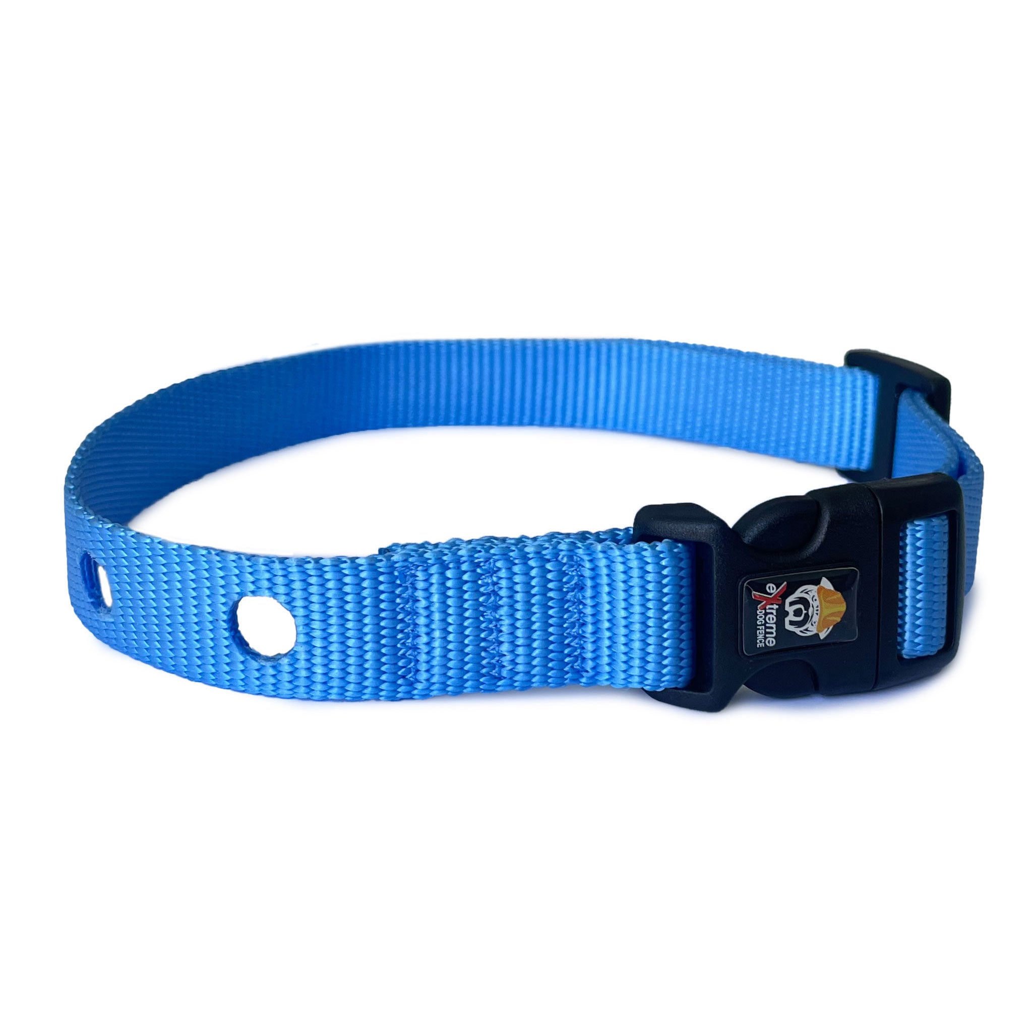 eXtreme Dog Fence Collar Strap for in ground fence receivers - Light Blue