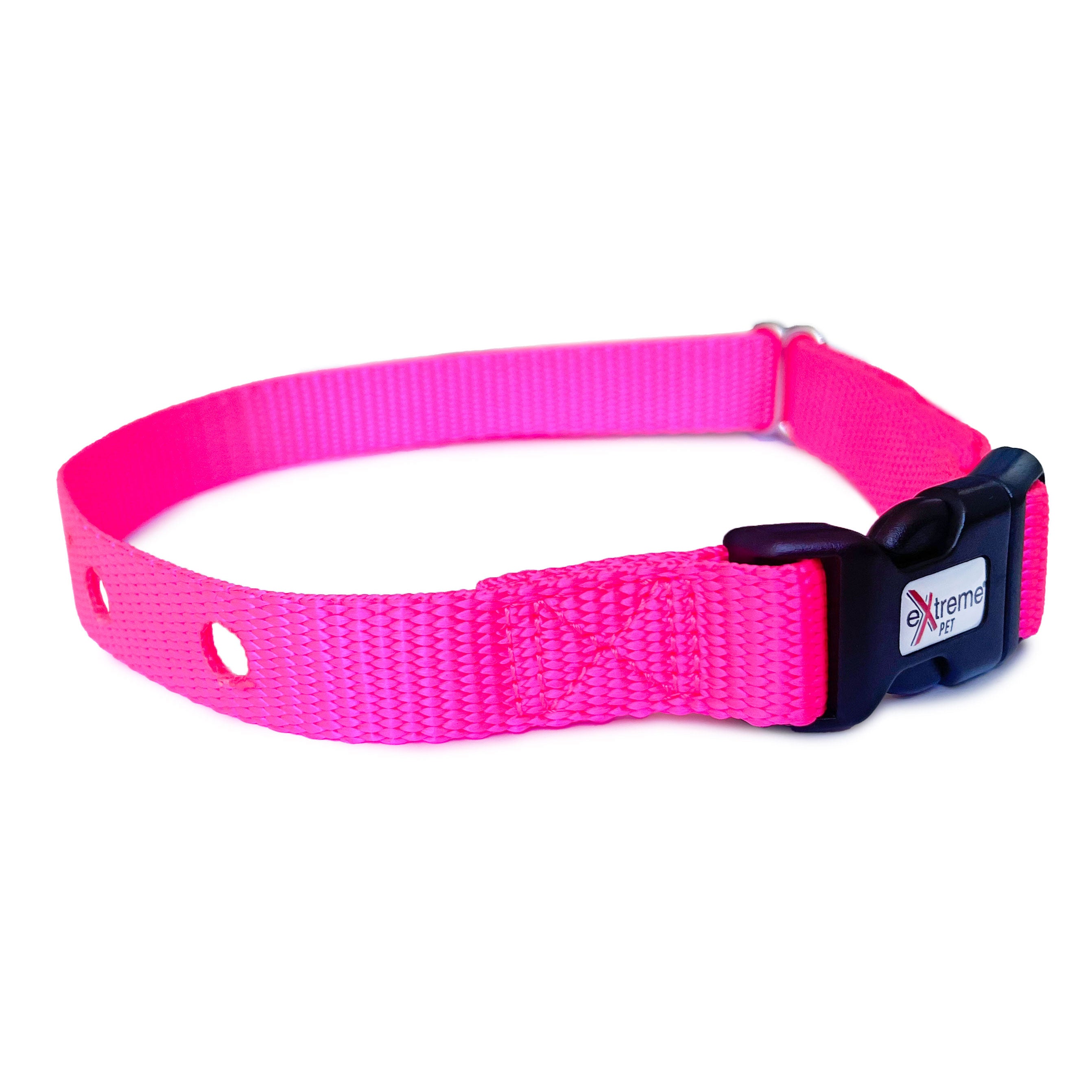 eXtreme Dog Fence Collar Strap for in ground fence receivers - Hot Pink