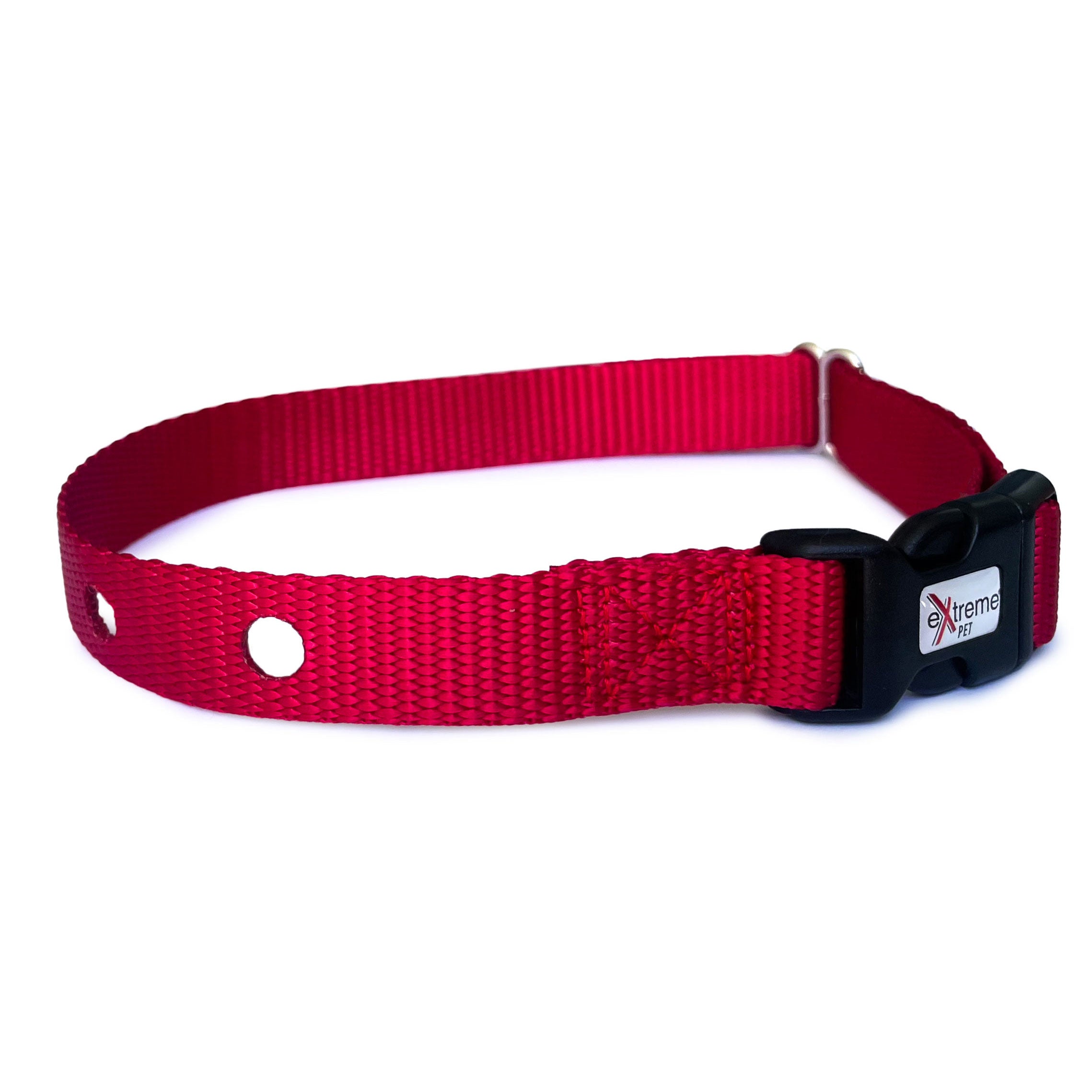 eXtreme Dog Fence Collar Strap for in ground fence receivers - Red