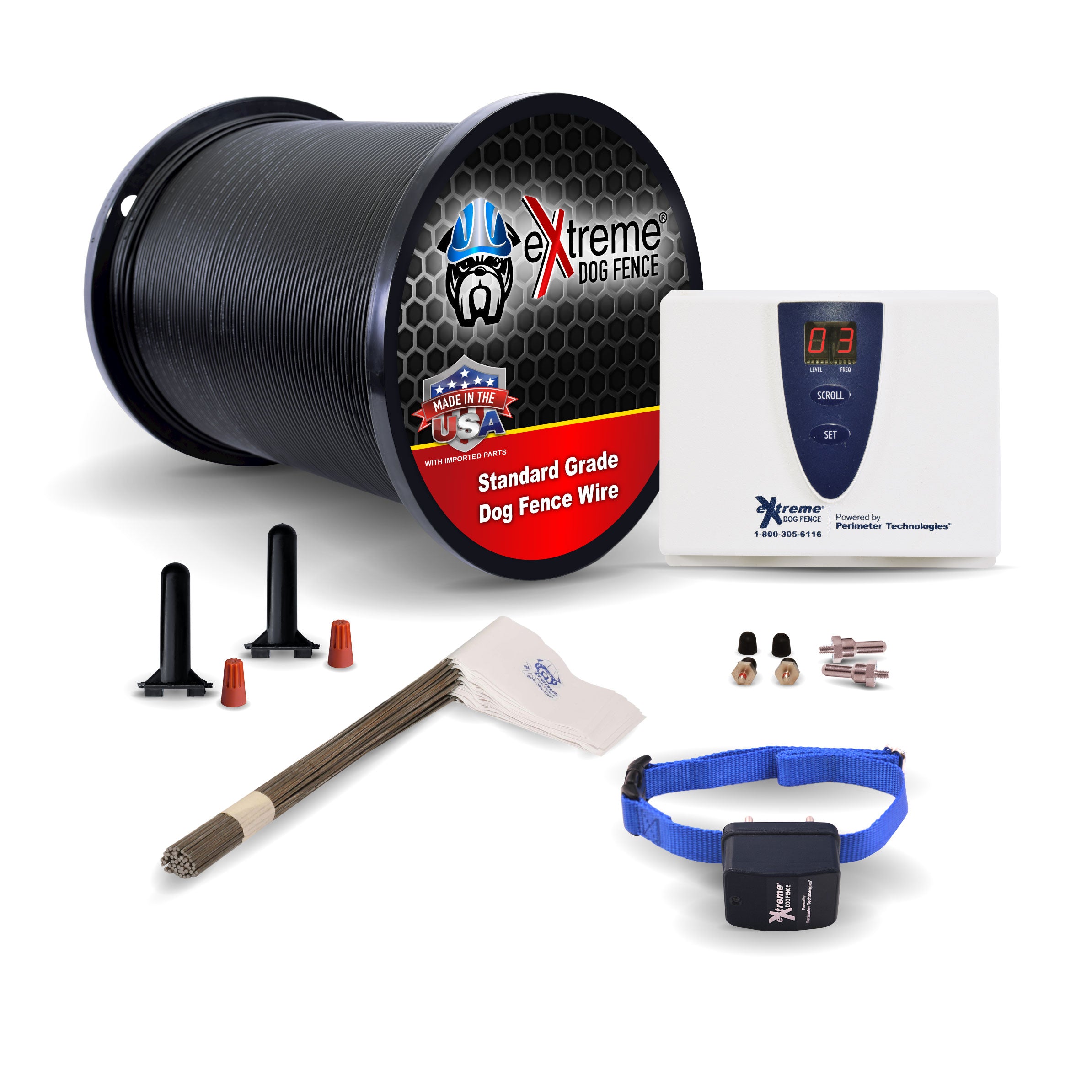 eXtreme Dog Fence® HYPER (Stubborn) Standard Electric Dog Fence Kit